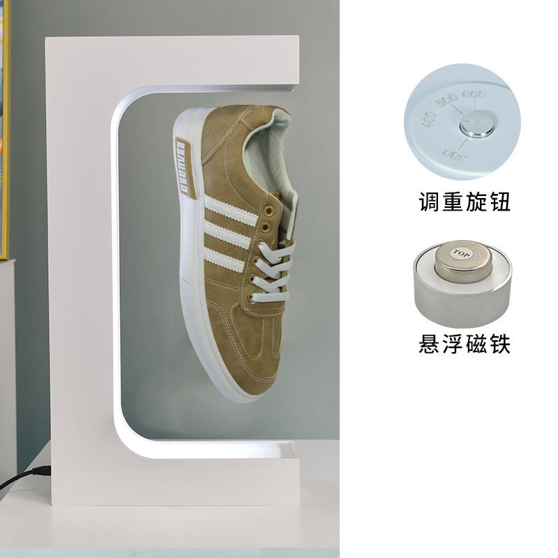 Shoe Display with Magnetic Levitation