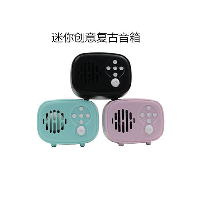 2024 New Retro Bluetooth Speaker Mini Portable Desktop