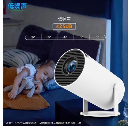 Portable smart projector 720P H713 Android 11 LCD 4K