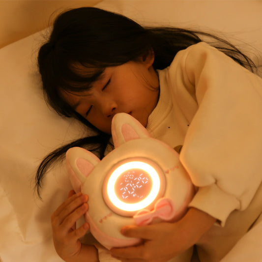 Sweet Dreams with the Cake Rabbit Plush Alarm Clock Light