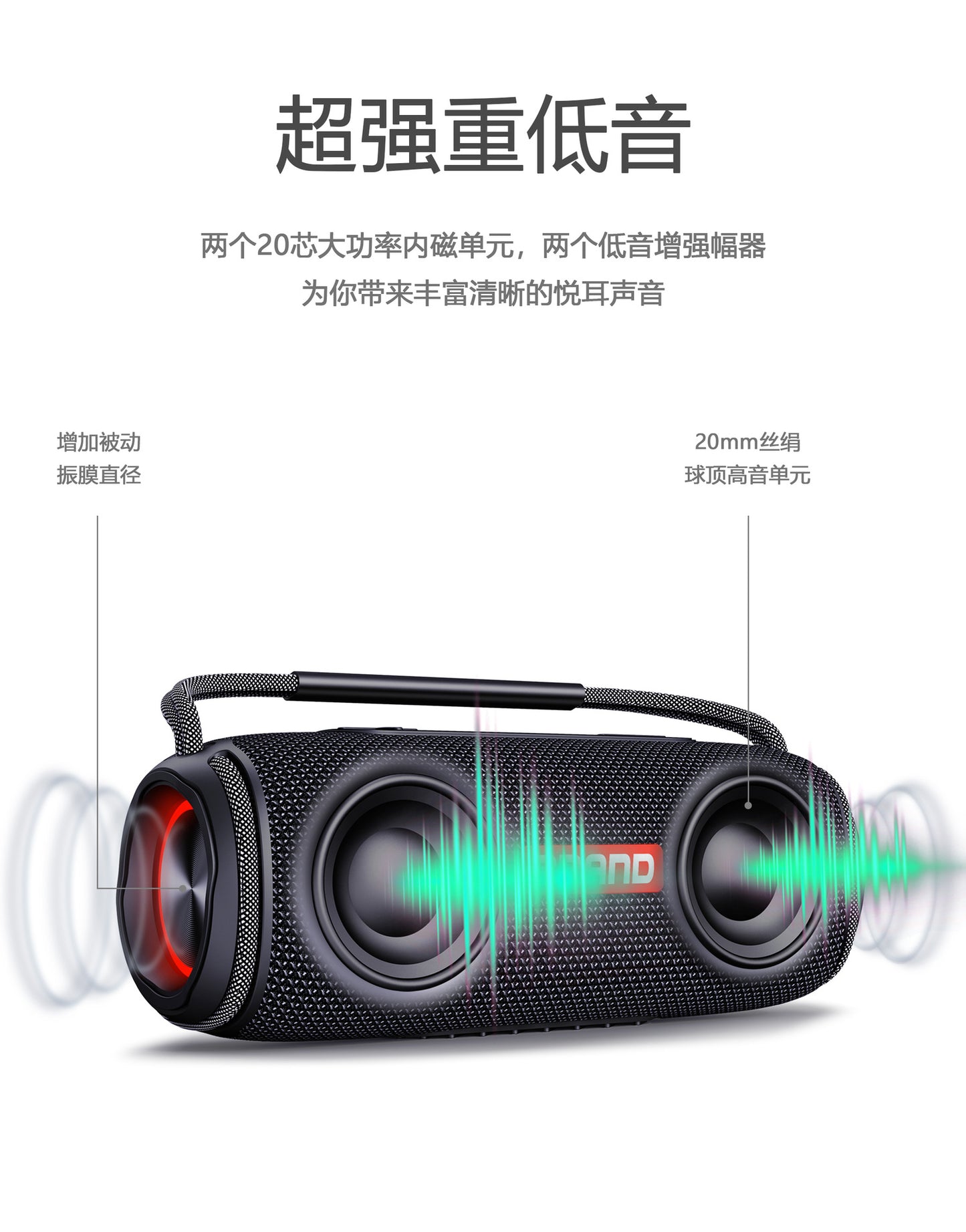 2024 new bluetooth speaker 40W