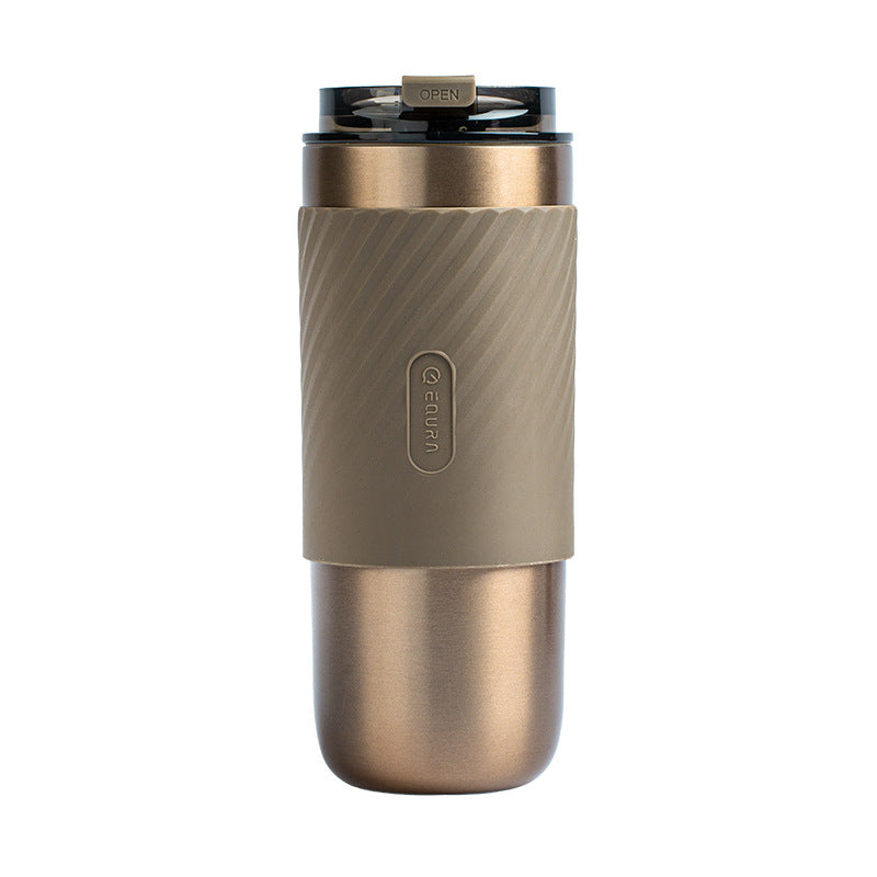 Coffee cup portable large capacity portable stainless steel