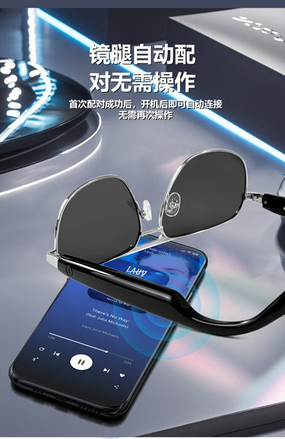 GS02 Polarized Sunglasses Bluetooth Glasses Driving Glasses