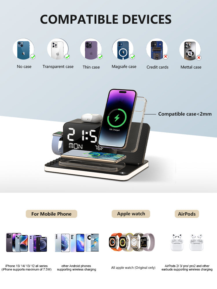 7-in-1 wireless charging station