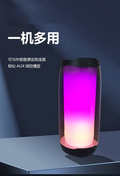 European and American style LED flame light Bluetooth speaker