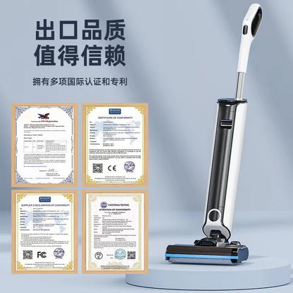 mart sweeper and scrubber with suction