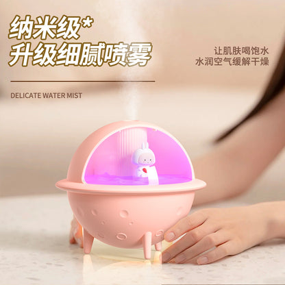 Space Ball Humidifier USB Desktop Colorful Night Light