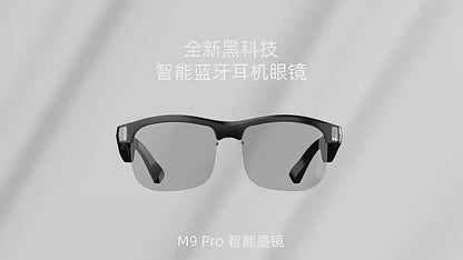 New smart Bluetooth glasses, UV protection, music and call, M9Pro audio sunglasses